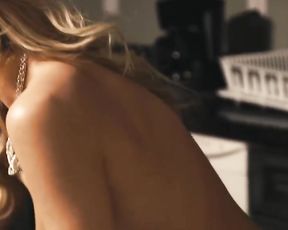 Beauty blonde sucks and fucks in the kitchen