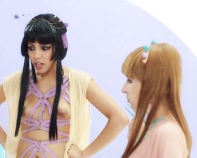 Extraterrestrial Girls - Cosplay Threesome Sex