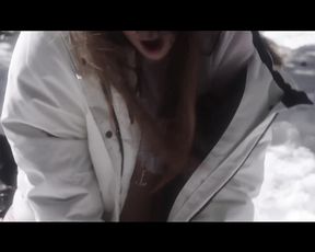 Snow Chase - Outdoors Winter Sex