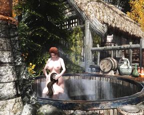 Swimming Shemale Pool