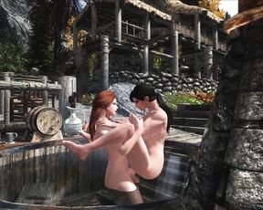 Swimming Shemale Pool