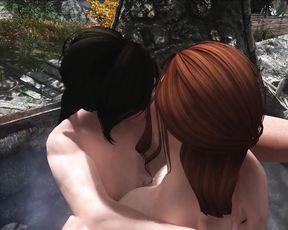 Swimming Shemale Pool