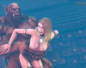 Animation Orc Elf Gangbang HMV