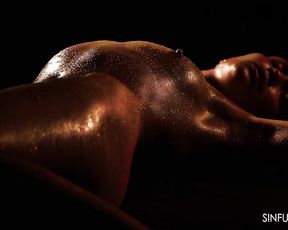 Oiled Couples Close Up 1