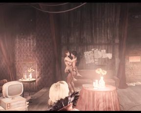 3D Lesbian BDSM Anime - Fallout 4 - Memory Den