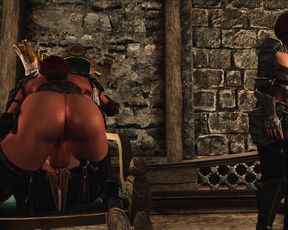 3D Futanari -  Helpful Bodyguards