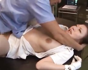 Cute Chinese loves censored sausage