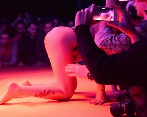 Erotic Softcore Showcase from a sexy girl. Naked on Stage and Public