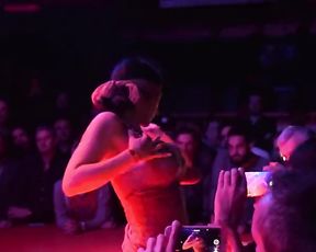 Erotic Softcore Showcase from a sexy girl. Naked on Stage and Public