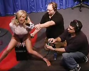 Jenna Jameson rides a sybian saddle saddle for the Howard Stern showcase