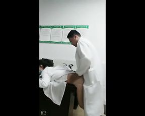 Softcore Doctor and Medical Intern having Hookup