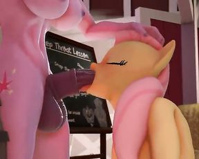 Hooves Art - Fluttershy's Blow-Job Lesson (Extended) 60fps