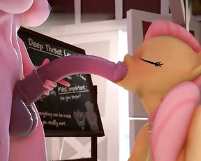 Hooves Art - Fluttershy's Blow-Job Lesson (Extended) 60fps