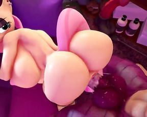 GOTH_CHICK_(3/4)_remastered_Hooves_Art_uwu