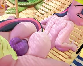 Hooves Art - Spike and Twilight's Summer Vacation (Extended) 60fps