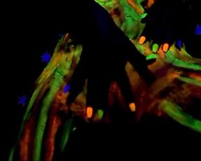 Glowing Body Art