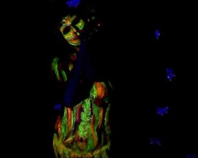 Glowing Body Art