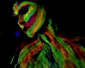Glowing Body Art