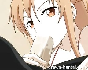 Sword Art Manga Porno - Asuna Have Joy Mode