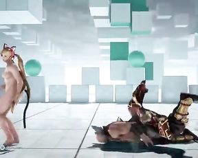 Tekken 7 — Naked Mod — all Lady Rage Art