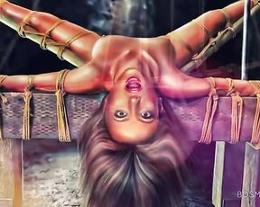 MASOCHISM & SADISM Cartoons Restrict Restrain Bondage Art