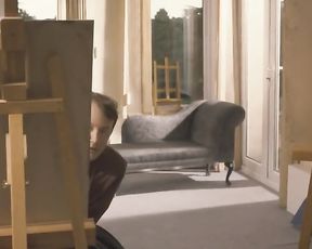 Bare Model in an Art Class - Cara Theobold in together