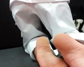 Candid Sweat-Drenched Martial Arts Soles