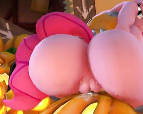 Hooves Art - Pinkie Bounces on Pumpkin (Extended) 60fps *2019 HALLOWEEN*