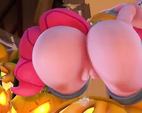 Hooves Art - Pinkie Bounces on Pumpkin (Extended) 60fps *2019 HALLOWEEN*