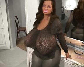 Sarah's Black Wool Sweater || 3RD ART/3DARLINGS