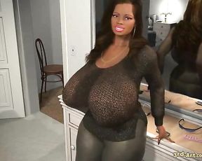 Sarah's Black Wool Sweater || 3RD ART/3DARLINGS