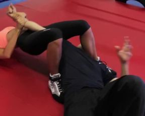 Supah-Uber-Sexy Dame Martial Arts Instructing