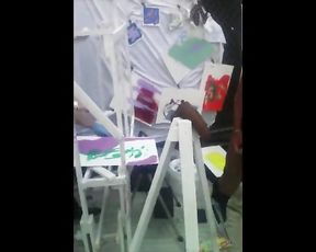 Rocky Angel Naked Public CFNM Performance Art