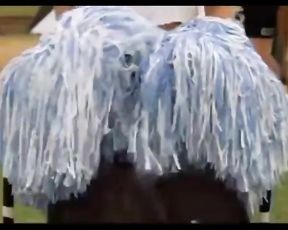 ENF Cheerleader's Cut-Offs Ripped off by Magic