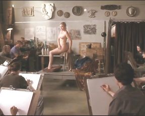Nudity in Art Class. Sophia Myles CMNF also CFNM Art School Confidential
