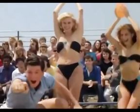 ENF 2 Cheerleaders have their Bathing Suit Tops Torn off by Magic