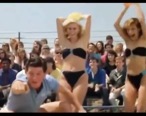 ENF 2 Cheerleaders have their Bathing Suit Tops Torn off by Magic