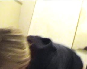 Steaming Light-Haired Teenager Art Student Condom Bj