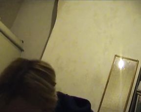 Steaming Light-Haired Teenager Art Student Condom Bj