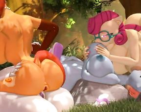 Hooves Art - MILF four Way Mothers Hangout (Extended) 60fps