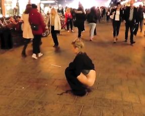 Urinate Performance from Fanny Hallgren Nordic Art School Kokkola Finland