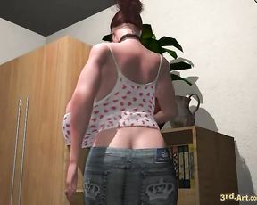 Ginormous Hooter Housework || THREE DIMENSIONAL UBER-SEXY ART