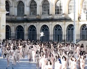 Colombian Art Nude Chicks Group at Bogota