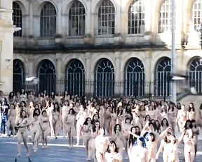 Colombian Art Nude Chicks Group at Bogota