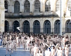 Colombian Art Nude Chicks Group at Bogota