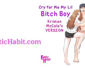 Cry for me my little Supah-Cockslut Stud (POINT OF LOOK Kneeing Ball Sack)