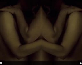 caroline dhavernas & katharine isabelle bare and erotic flick