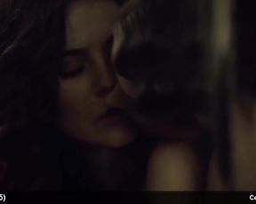 caroline dhavernas & katharine isabelle bare and erotic flick