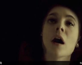 caroline dhavernas & katharine isabelle bare and erotic flick