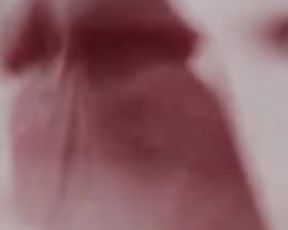 Erotic male masturbation in couch